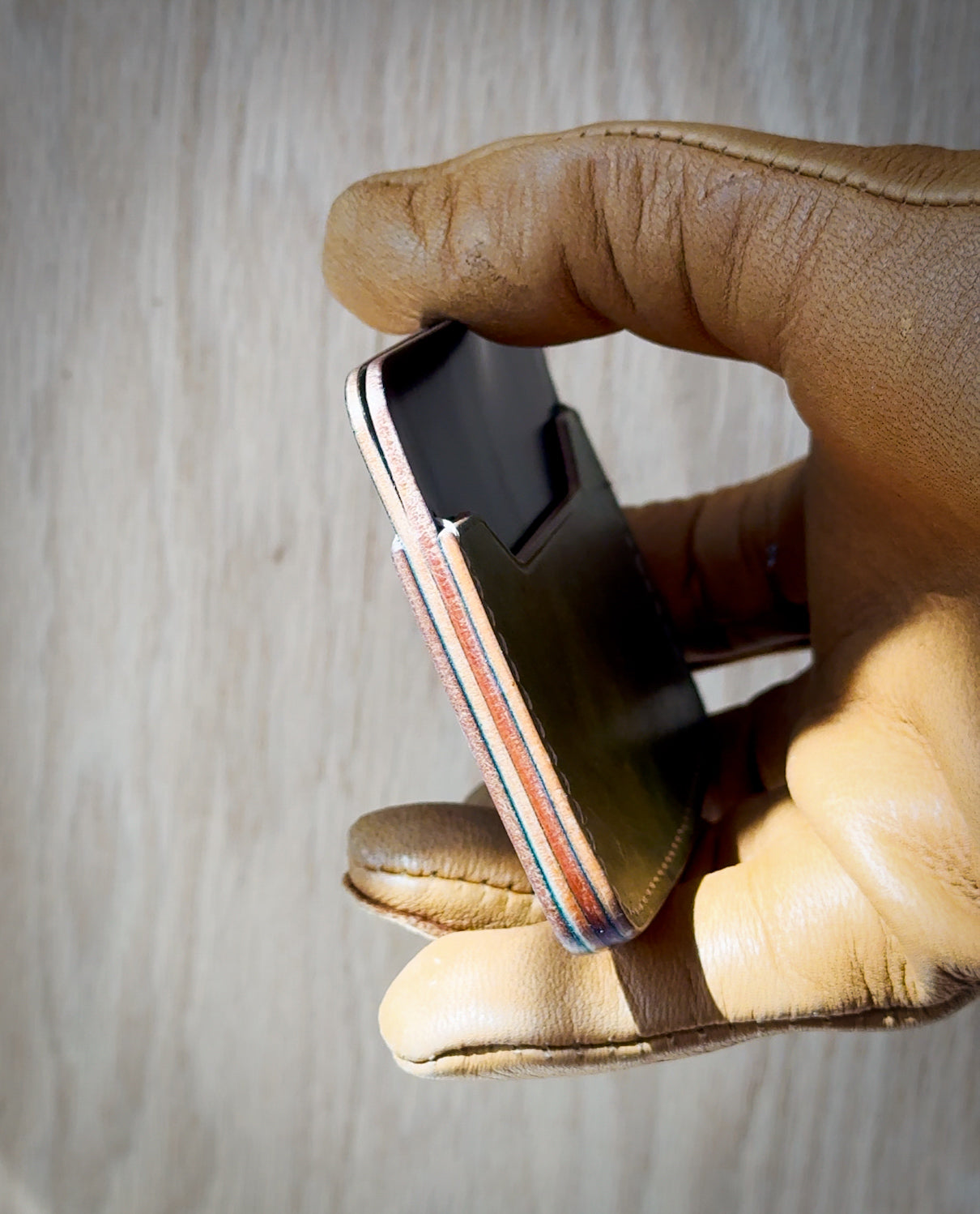 Gemini Wallet - Horween - Navy/Intense Blue