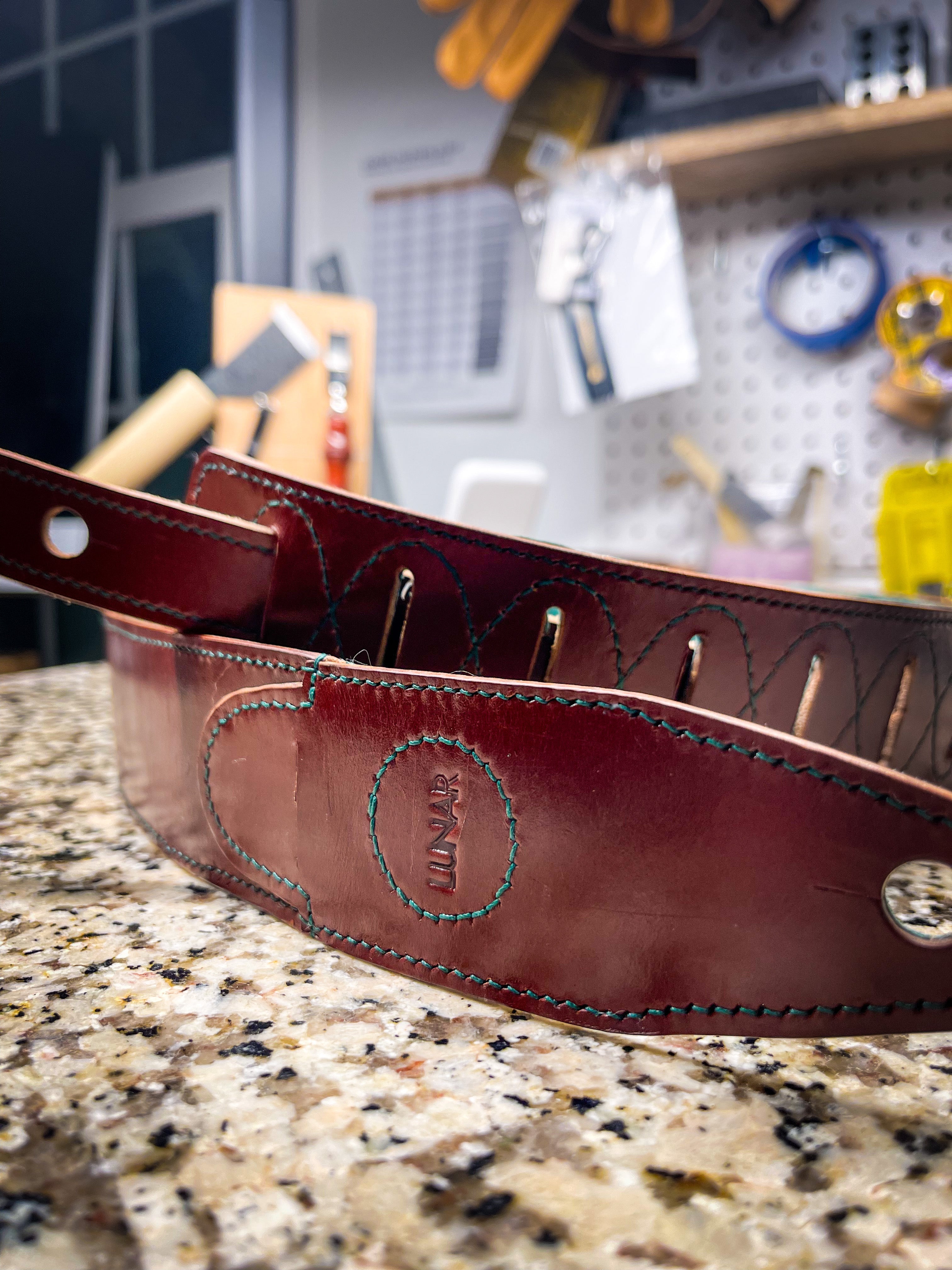 THE BUDDY Guitar Strap Pattern DIY LEATHERCRAFTING