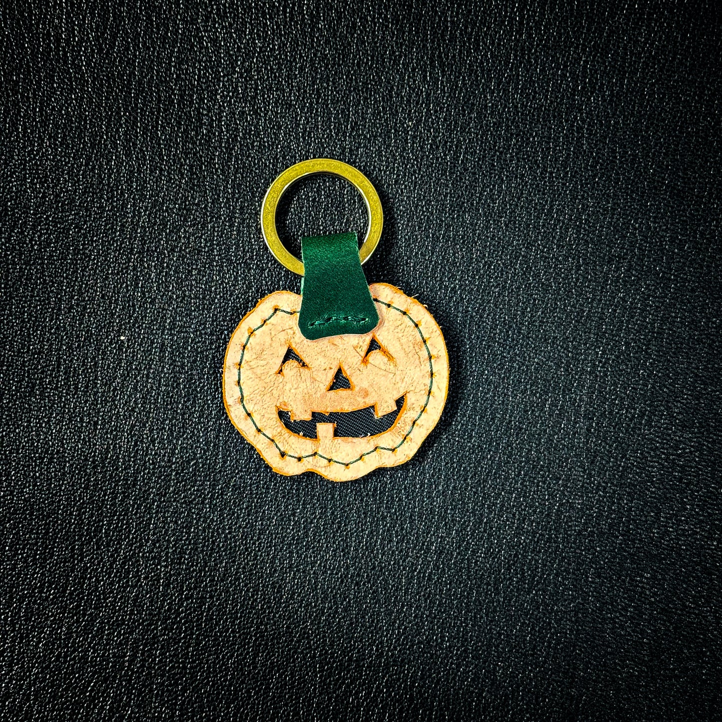 Carved Pumpkin keychain